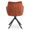 Mebel Elite Обертове крісло Mumbai, руде, велюрове, ME.MUMBAI/RD/V/K - Home Club, зображення 9