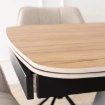Mebel Elite Стол Verona, керамический, раскладной, 160–240 см, дуб/чёрный, ME.VERONA/D/CZ/CER/S160-220 - Home Club, изображение 6