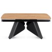 Mebel Elite Стол Verona, керамический, раскладной, 160–240 см, дуб/чёрный, ME.VERONA/D/CZ/CER/S160-220 - Home Club, изображение 9