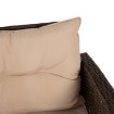 Mebel Elite Комплект садових меблів Dallas, коричневий/бежевий, ME.DALLAS/BR/RT/OGR/ZES - Home Club, зображення 6