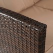 Mebel Elite Комплект садових меблів Dallas, коричневий/бежевий, ME.DALLAS/BR/RT/OGR/ZES - Home Club, зображення 7
