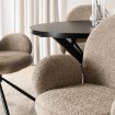 Mebel Elite Обертове крісло Musso, коричневе, з тканини «букле», ME.MUSSO/BR/CZ/TB/K - Home Club, зображення 4