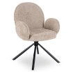 Mebel Elite Обертове крісло Musso, коричневе, з тканини «букле», ME.MUSSO/BR/CZ/TB/K - Home Club, зображення 5