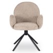 Mebel Elite Обертове крісло Musso, коричневе, з тканини «букле», ME.MUSSO/BR/CZ/TB/K - Home Club, зображення 6