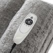 Mebel Elite Розкладне крісло з функцією масажу Box, сіре, велюрове, ME.BOX/P/V/FW - Home Club, зображення 9