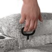 Mebel Elite Розкладне крісло з функцією масажу Box, сіре, велюрове, ME.BOX/P/V/FW - Home Club, зображення 11