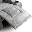 Mebel Elite Розкладне крісло з функцією масажу Box, сіре, велюрове, ME.BOX/P/V/FW - Home Club, зображення 12