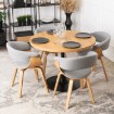 Mebel Elite Стул Gary 2, серый/золотой дуб, ME.GARY2/P/DZ/T/DG/K - Home Club, изображение 3