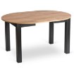 Mebel Elite Комплект: стіл Harry 102–142 см, дуб Craft/чорний, та 4 стільці Rick, гірчичний, W.HARRY/DC/CZ/S/RICK/CU/V/Z4/K - Home Club, зображення 8