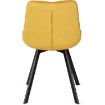 Mebel Elite Комплект: стіл Harry 102–142 см, дуб Craft/чорний, та 4 стільці Rick, гірчичний, W.HARRY/DC/CZ/S/RICK/CU/V/Z4/K - Home Club, зображення 14