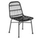 Mebel Elite Ротанговое кресло Waldi, чёрное, ME.WALDI/CZ/RT/K - Home Club
