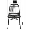 Mebel Elite Ротанговое кресло Waldi, чёрное, ME.WALDI/CZ/RT/K - Home Club, изображение 6
