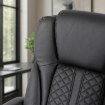 Mebel Elite Вращающееся кресло Phonix, чёрный, искусственная кожа, ME.PHONIX/CZ/E/FO - Home Club, изображение 3