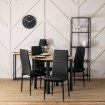 Mebel Elite Стул Naris, чёрный, экокожа, ME.NARIS/CZ/E/K - Home Club, изображение 2