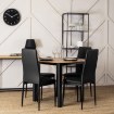 Mebel Elite Стул Naris, чёрный, экокожа, ME.NARIS/CZ/E/K - Home Club, изображение 3