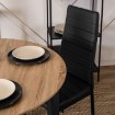 Mebel Elite Стул Naris, чёрный, экокожа, ME.NARIS/CZ/E/K - Home Club, изображение 4