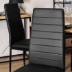 Mebel Elite Стул Naris, чёрный, экокожа, ME.NARIS/CZ/E/K - Home Club, изображение 6