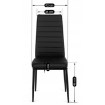 Mebel Elite Стул Naris, чёрный, экокожа, ME.NARIS/CZ/E/K - Home Club, изображение 11