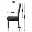 Mebel Elite Стул Naris, чёрный, экокожа, ME.NARIS/CZ/E/K - Home Club, изображение 12