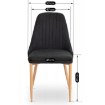 Mebel Elite Стул Torino, чёрный, ME.TORINO/CZ/D/T/K - Home Club, изображение 6