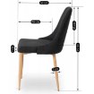 Mebel Elite Стул Torino, чёрный, ME.TORINO/CZ/D/T/K - Home Club, изображение 7