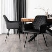 Mebel Elite Стул Bresso, черный, велюровый, ME.BRESSO/CZ/V/K - Home Club, изображение 3