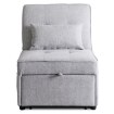 Mebel Elite Раскладной кресло Iberis 67 см для сна, серого цвета, ME.IBERIS/P/T/FW67 - Home Club, изображение 3