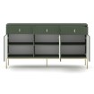 Mebel Elite Комод Marcos 155 см, зелений, W.MAGGIORE/MA03/Z/N.ZL/U.ZL/KOM3D3S - Home Club, зображення 5