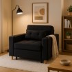 Mebel Elite Розкладне крісло Solor, чорне, ME.SOLOR/CZ/T/FW - Home Club, зображення 2