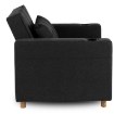 Mebel Elite Розкладне крісло Solor, чорне, ME.SOLOR/CZ/T/FW - Home Club, зображення 3