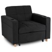 Mebel Elite Розкладне крісло Solor, чорне, ME.SOLOR/CZ/T/FW - Home Club, зображення 6