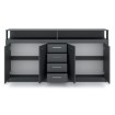 Mebel Elite Комод Blago 190 см, антрацит, W.LUNA/ANT/KOM4D4S - Home Club, изображение 5
