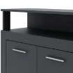 Mebel Elite Комод Blago 190 см, антрацит, W.LUNA/ANT/KOM4D4S - Home Club, изображение 6