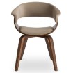Mebel Elite Стул Gary из велюра, бежевый/орех, ME.GARY/BZ/O/V/DG/K - Home Club, изображение 7