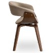 Mebel Elite Стул Gary из велюра, бежевый/орех, ME.GARY/BZ/O/V/DG/K - Home Club, изображение 8
