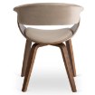 Mebel Elite Стул Gary из велюра, бежевый/орех, ME.GARY/BZ/O/V/DG/K - Home Club, изображение 9