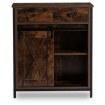 Mebel Elite Комод с ящиками Cole 70 см, дуб рустикальный/чёрный, ME.COLE/DRU/CZ/KOM - Home Club, изображение 3