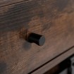 Mebel Elite Комод с ящиками Cole 70 см, дуб рустикальный/чёрный, ME.COLE/DRU/CZ/KOM - Home Club, изображение 5