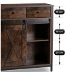 Mebel Elite Комод с ящиками Cole 70 см, дуб рустикальный/чёрный, ME.COLE/DRU/CZ/KOM - Home Club, изображение 8