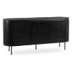 Mebel Elite Комод Beck 160 см, трёхдверный, чёрный, ME.BECK/CZ/KOM160 - Home Club