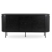Mebel Elite Комод Beck 160 см, трёхдверный, чёрный, ME.BECK/CZ/KOM160 - Home Club, изображение 5