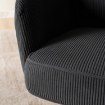 Mebel Elite Обертове крісло City, чорне, з вельветової тканини, ME.CITY/CZ/SZTR/K - Home Club, зображення 4