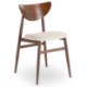 Mebel Elite Стул Braga, орех/бежевый, ME.BRAGA/KR/O/T/K - Home Club
