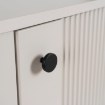 Mebel Elite Комод Soft 154 см, двухдверный с ящиками, с рифленой поверхностью, цвет «Кашмир», W.ISEO/IS03/KASZ/N.CZ/U.CZ/KOM2D3S - Home Club, изображение 8