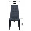 Mebel Elite Стілець Tex темно-сірий, ME.TEX/CP/T/K - Home Club, зображення 6
