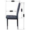 Mebel Elite Стілець Tex темно-сірий, ME.TEX/CP/T/K - Home Club, зображення 7