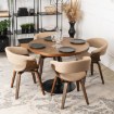 Mebel Elite Стул Gary 2, бежевый/орех, ME.GARY2/BZ/O/T/DG/K - Home Club, изображение 3