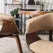 Mebel Elite Стул Gary 2, бежевый/орех, ME.GARY2/BZ/O/T/DG/K - Home Club, изображение 5