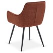 Mebel Elite Комплект: стол Alicante 160–200 см (черный/орех) и 4 стула Edrick (красный), ALICANTE/CZ/O/S160-200/EDRICK/RD/CZ/T/Z4/K - Home Club, изображение 16