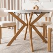 Mebel Elite Стол Lukas, раскладной, 100–250 см, белый/под дерево, ME.LUKAS/B/DREW/S - Home Club, изображение 7